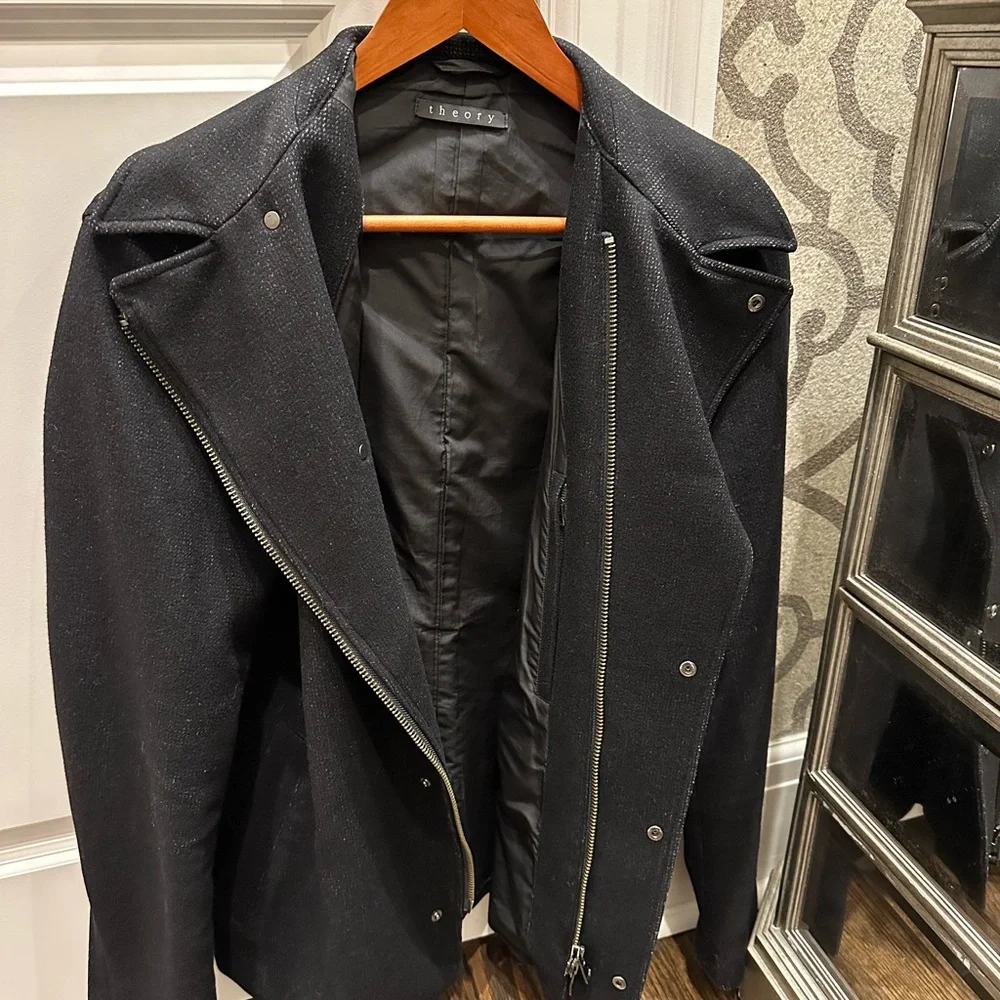 Theory Pea Coat - Picture 1 of 4